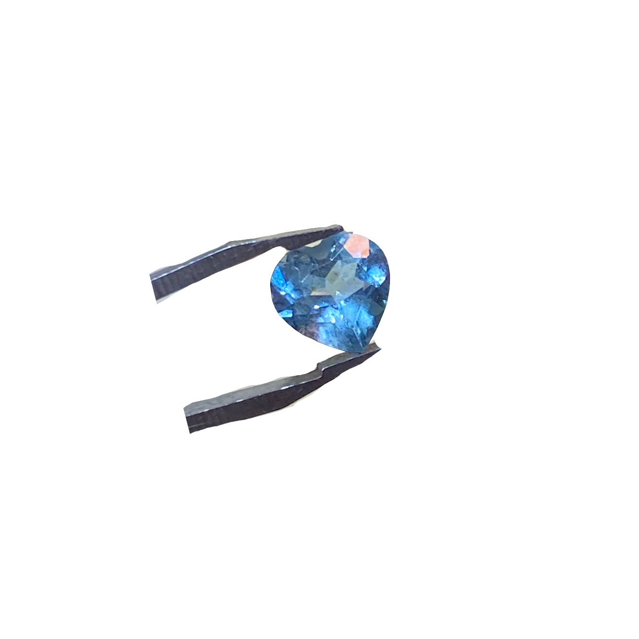 Topazio azzurro naturale cuore 2,5 carati