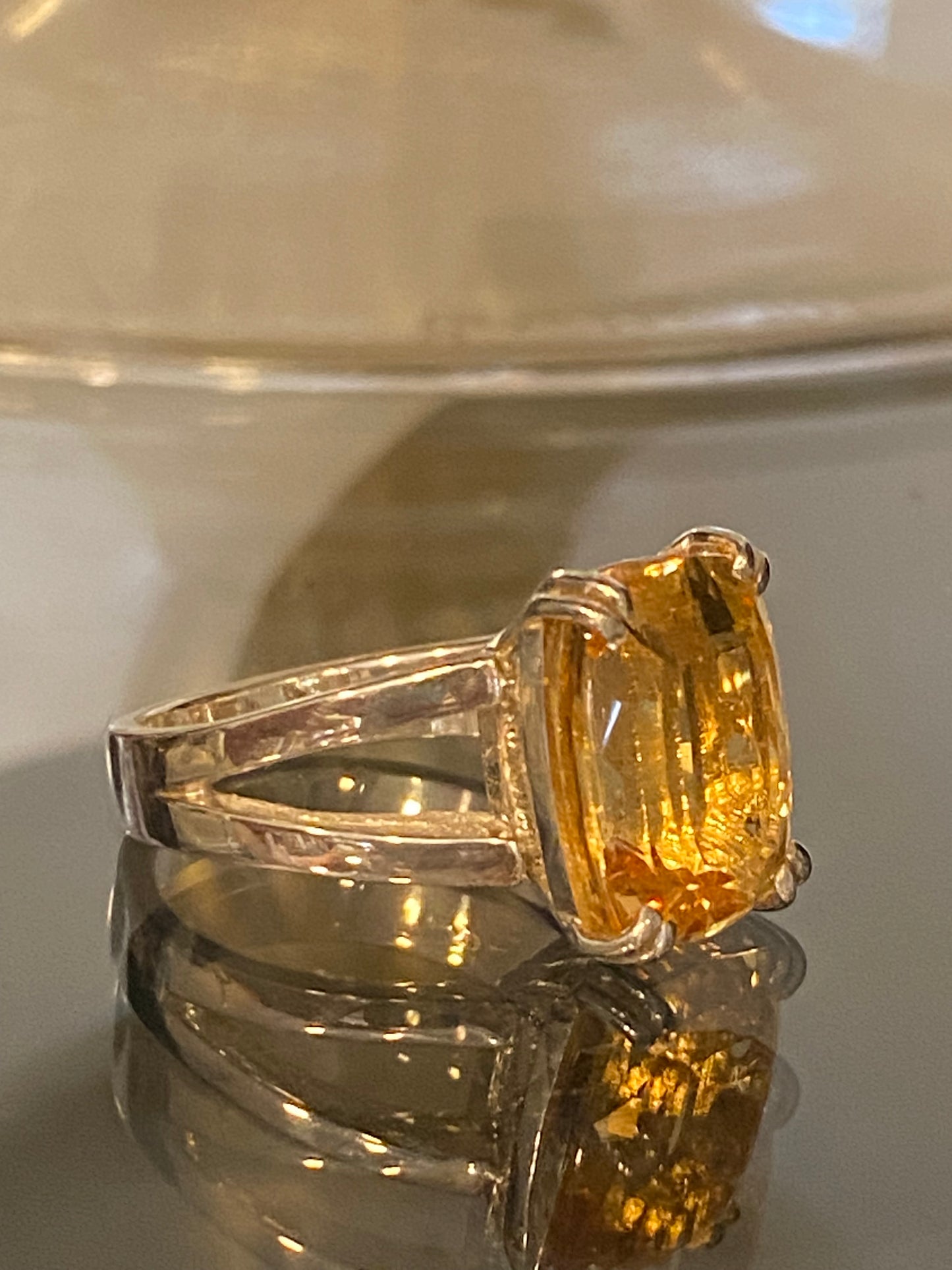 Anello Citrino 5 carati