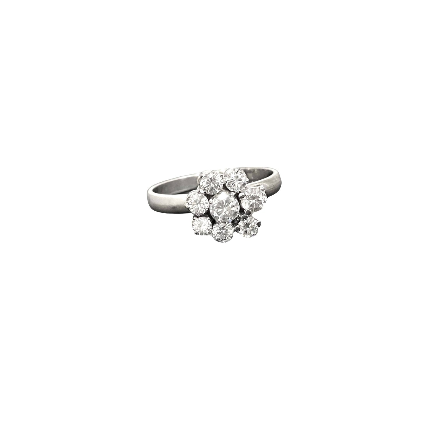 Anello in oro - Fiore di diamanti