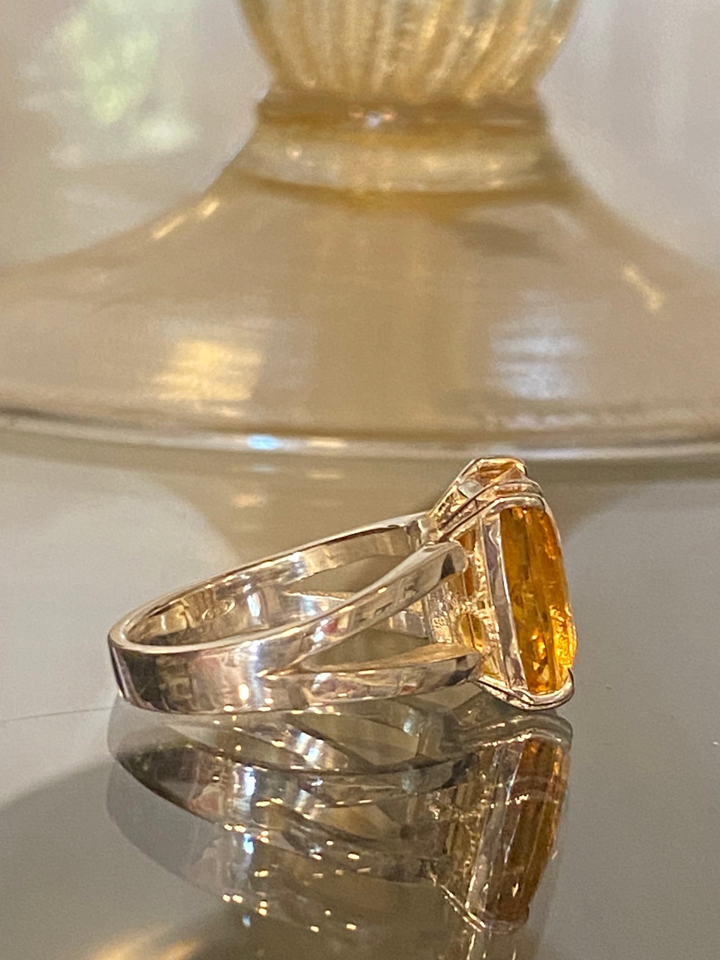 Anello Citrino 5 carati