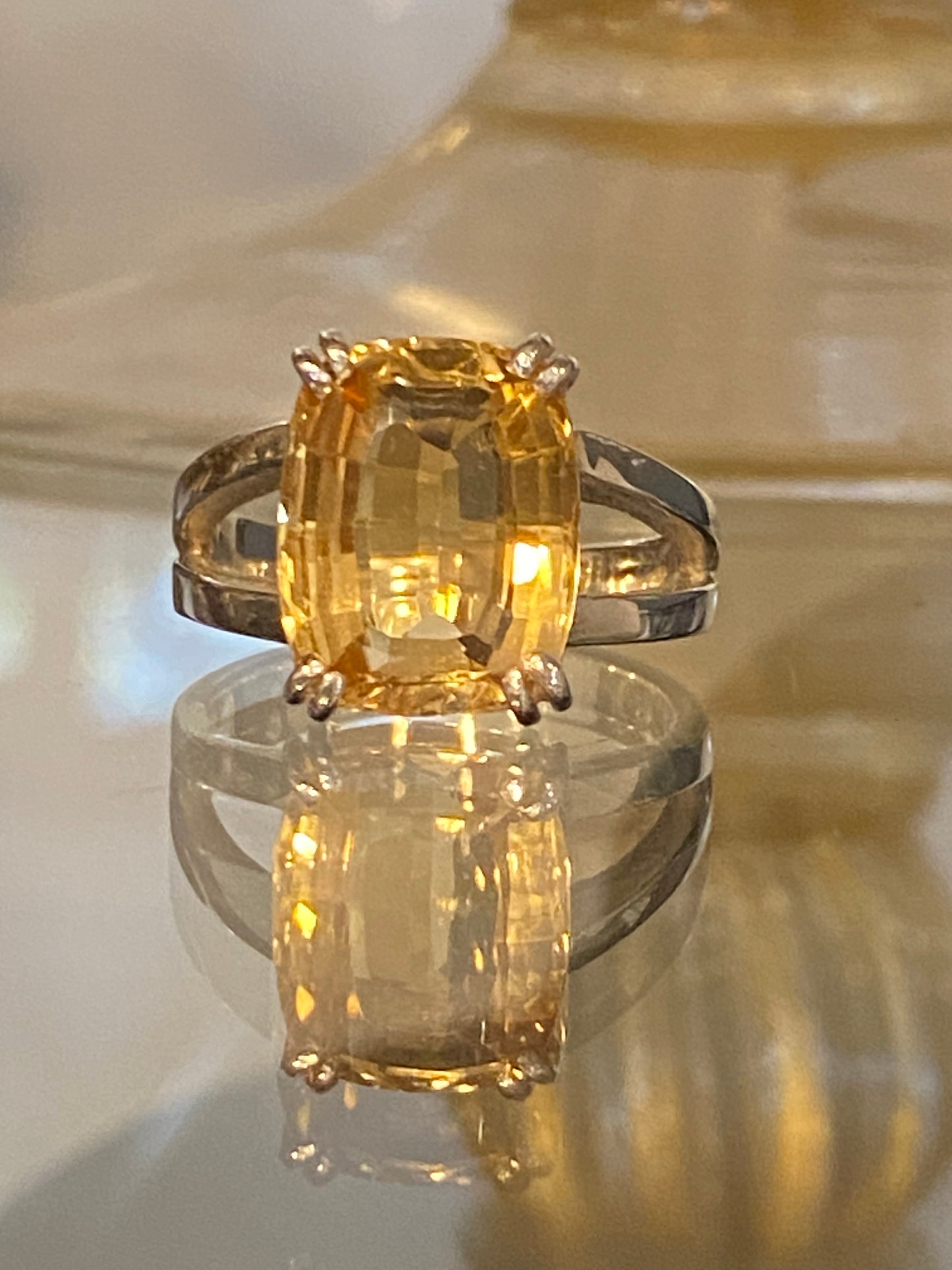 Anello Citrino 5 carati
