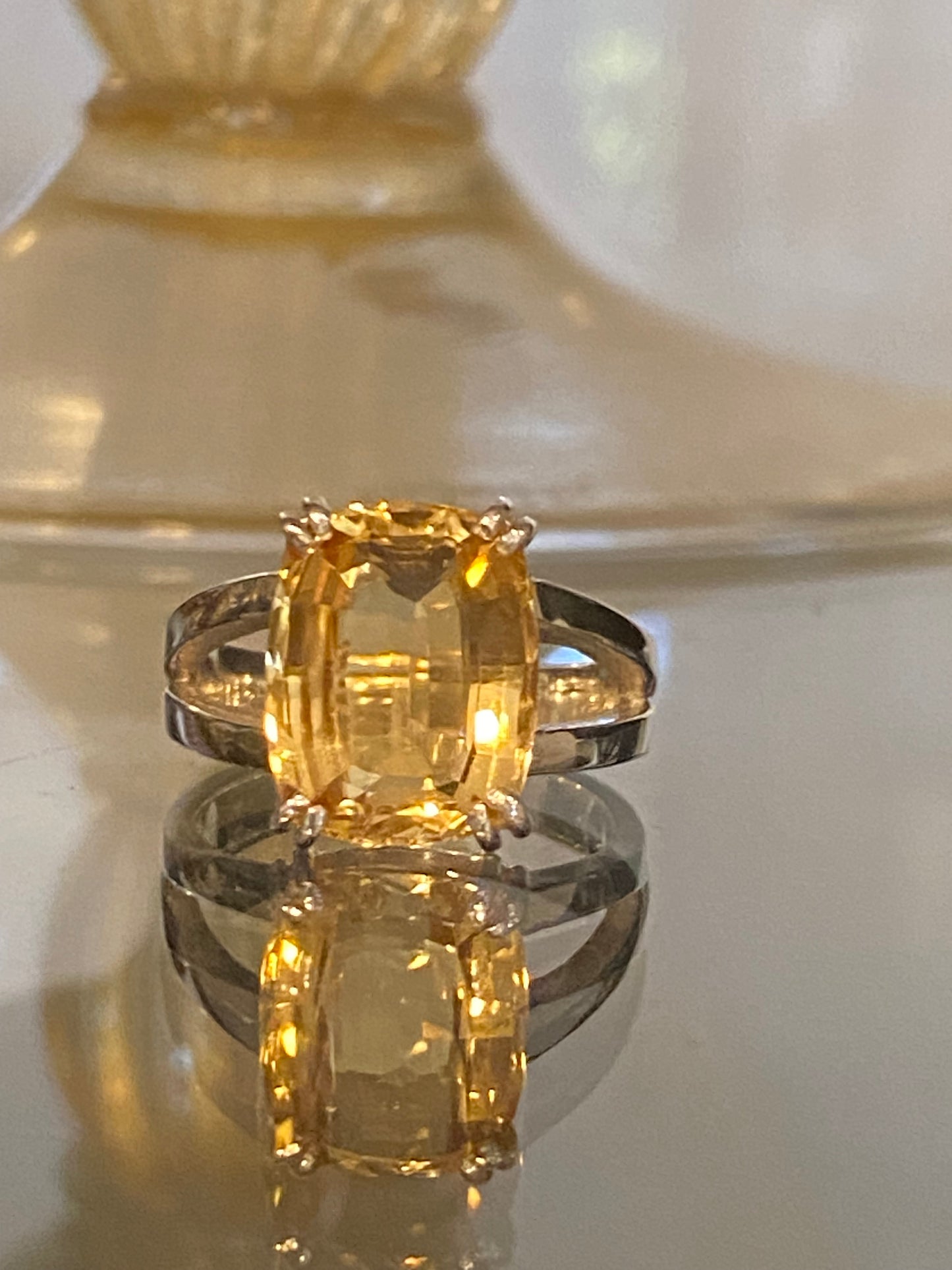 Anello Citrino 5 carati
