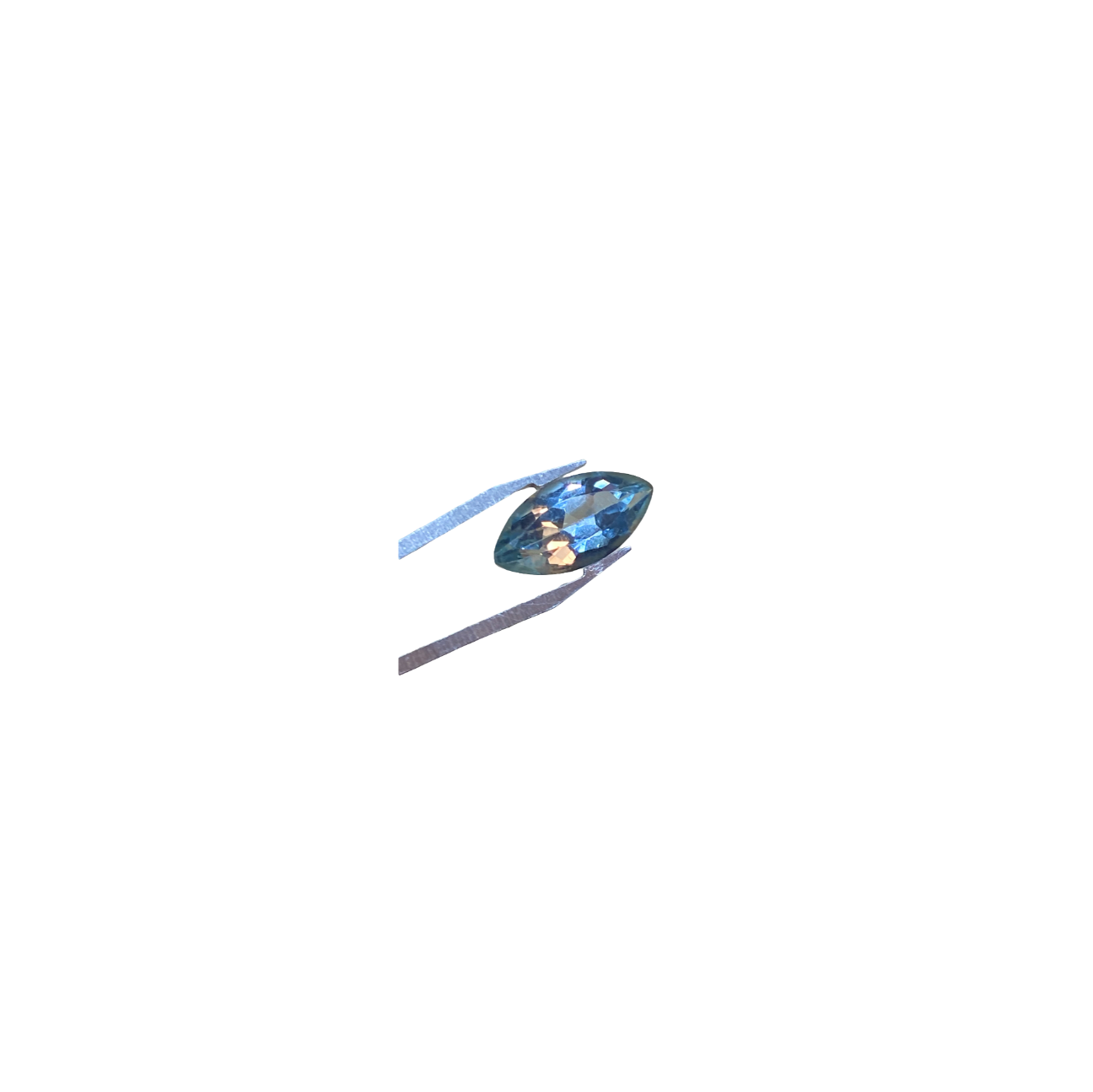 4-carat Marquise-cut blue topaz
