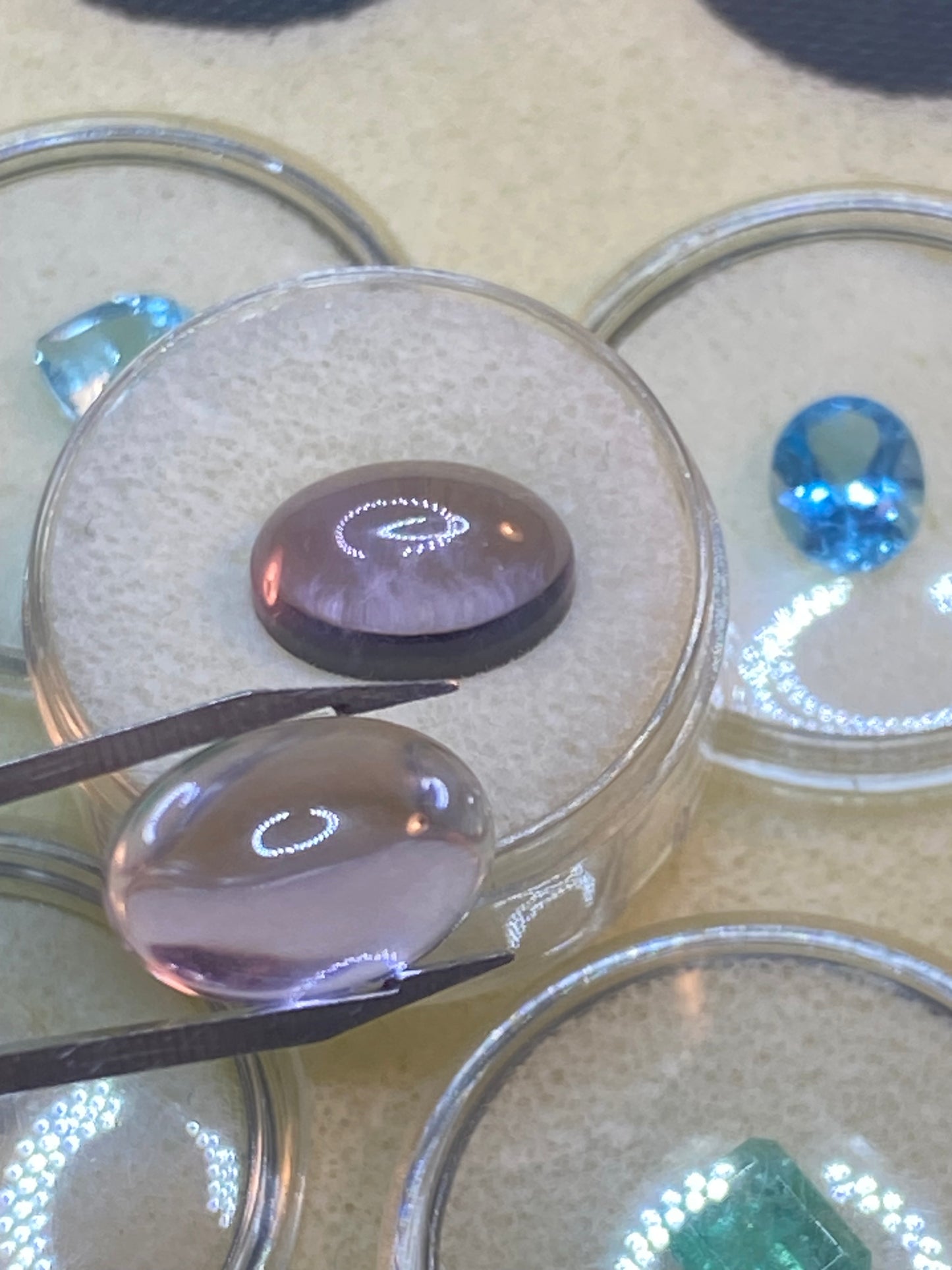 Ametista naturale - 14 ct - cabochon