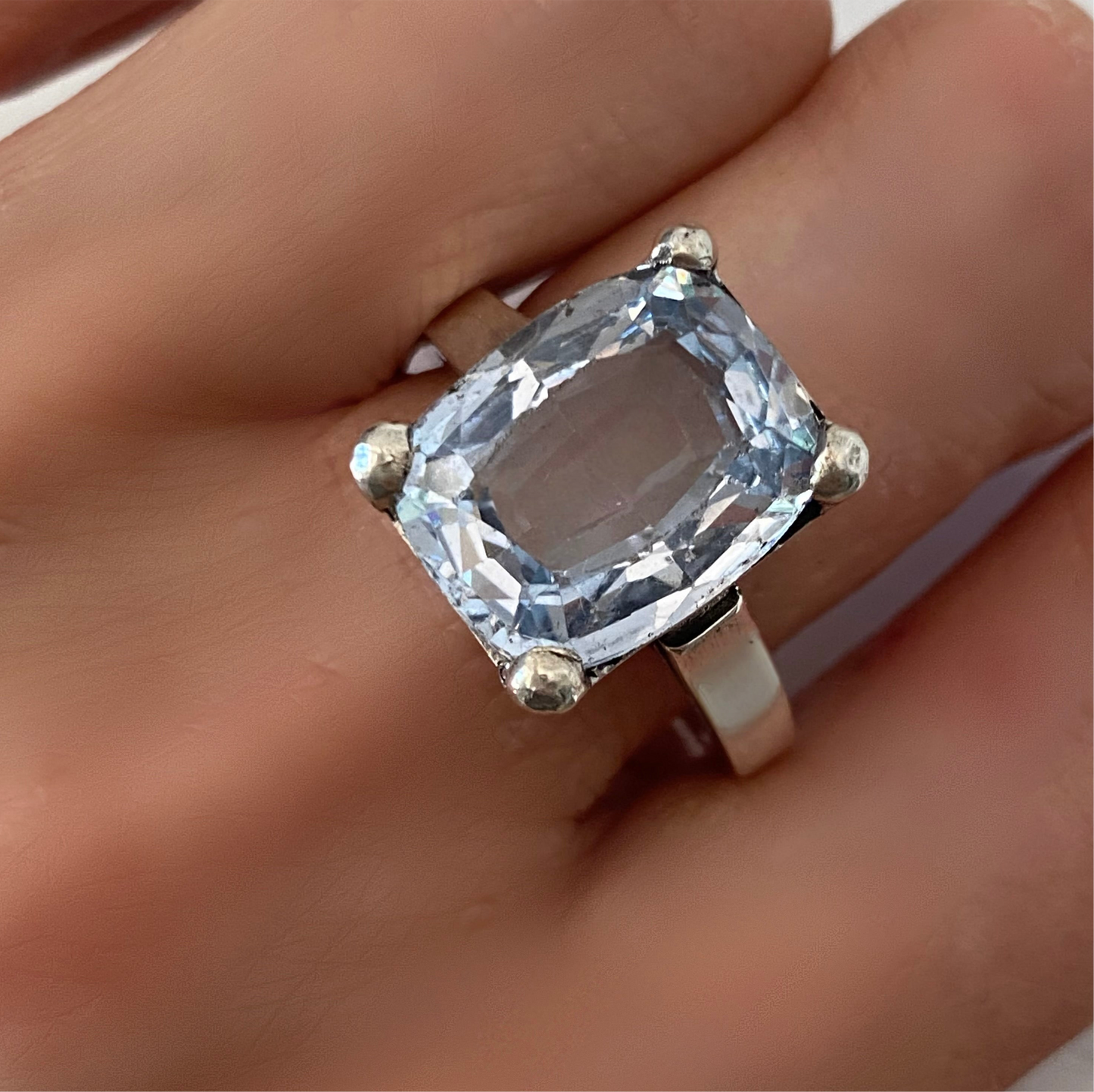 Anello Acquamarina 7,95 carati