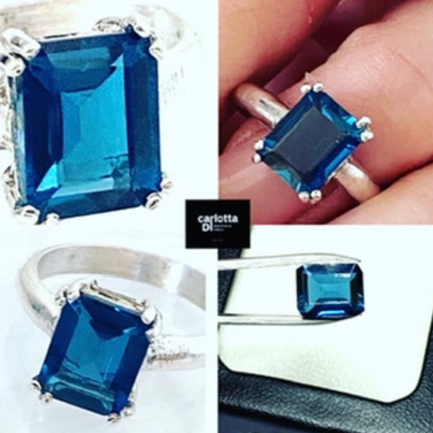 Anello Topazio London 5 carati