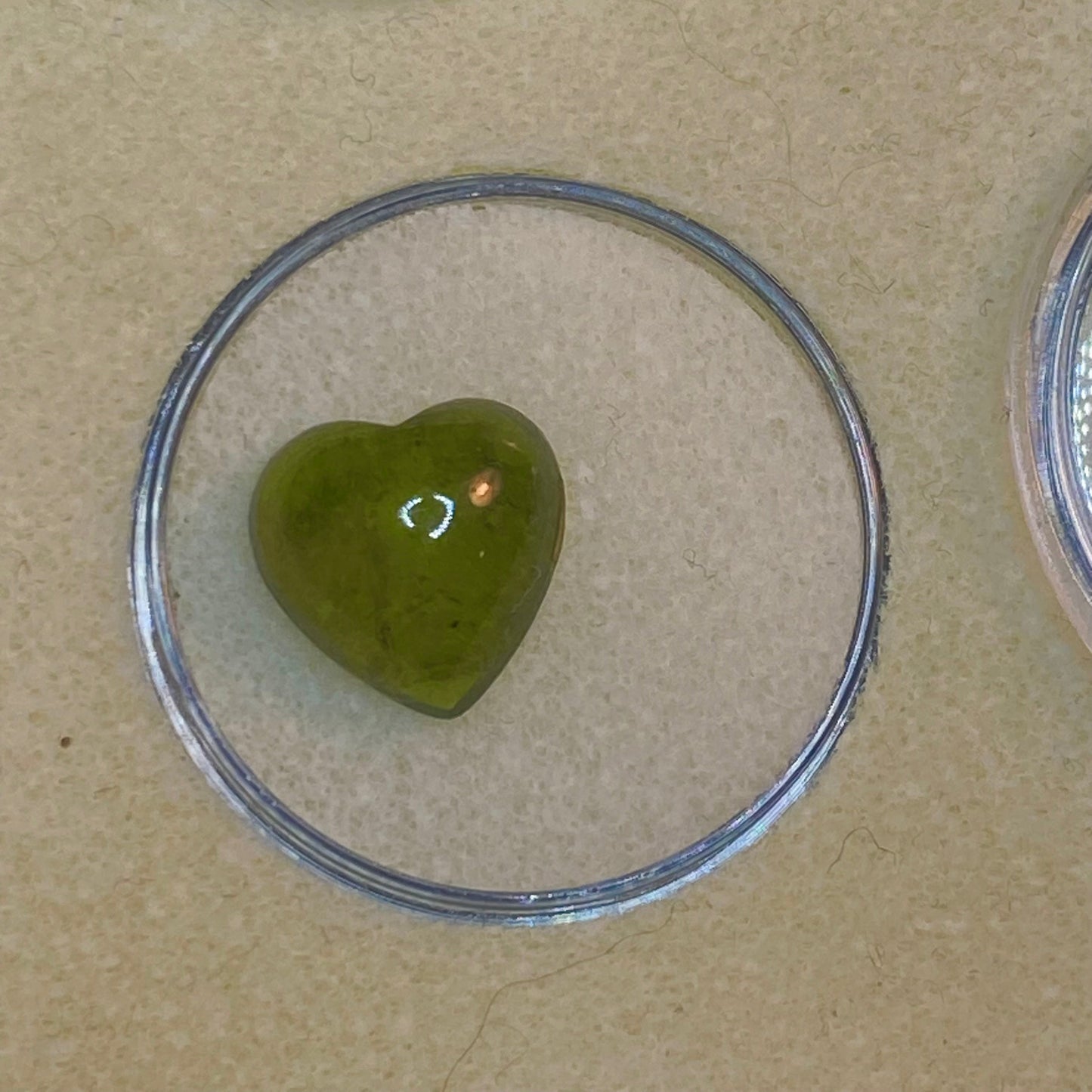 Tormalina cuore verde 7,5 carati