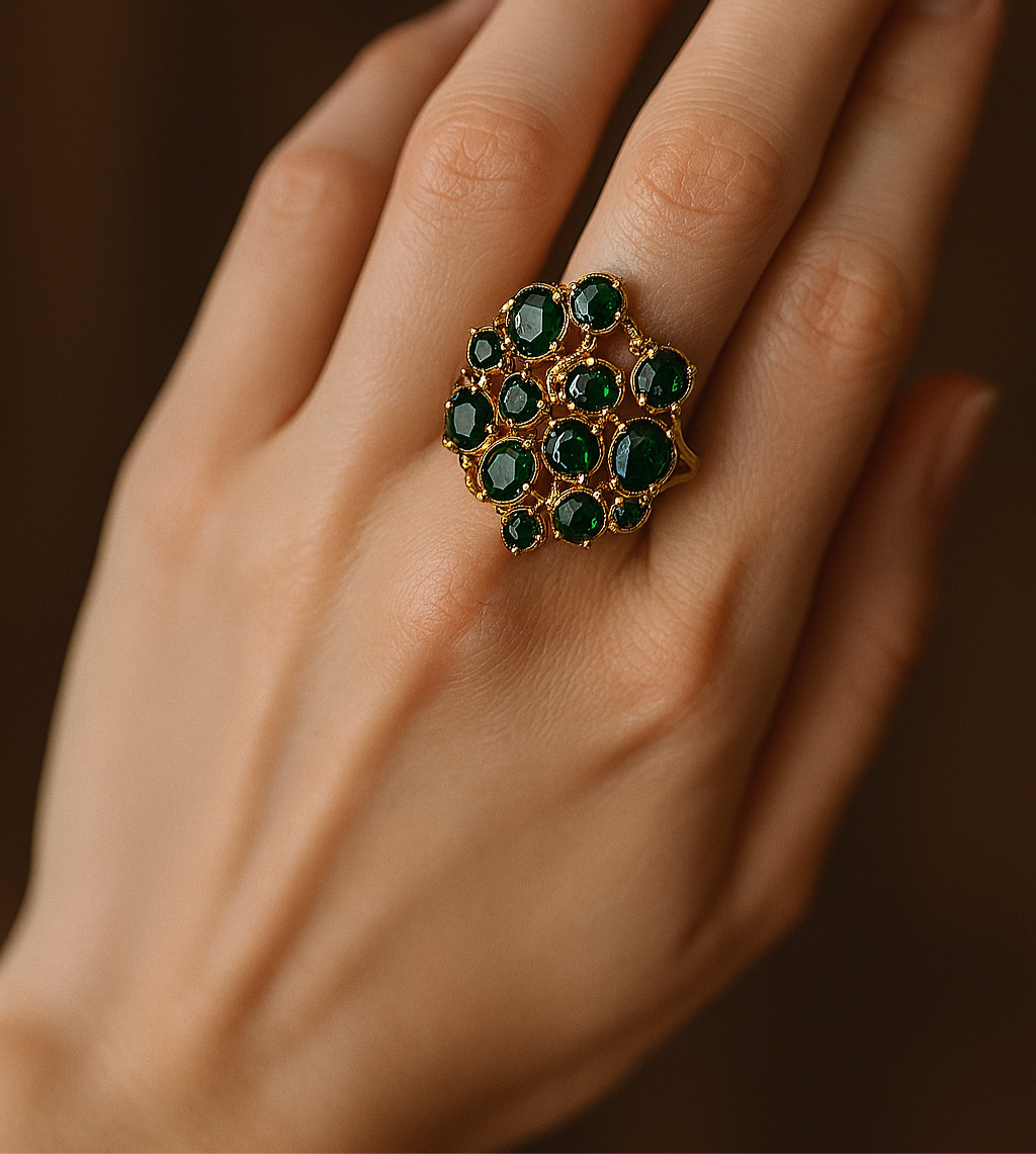 Anello Specchi d’acqua verde