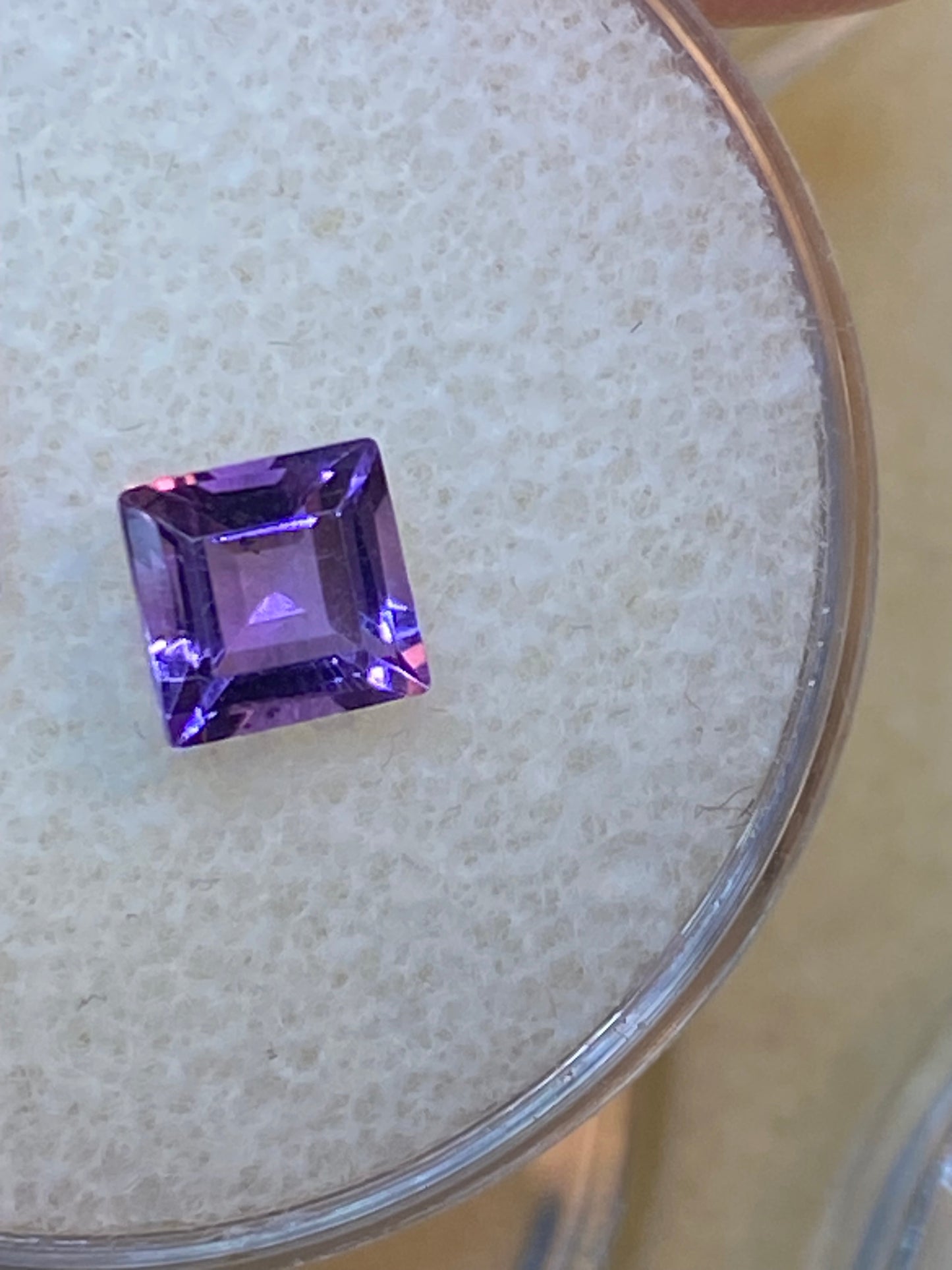 Ametista naturale - 2,5 ct - coppia