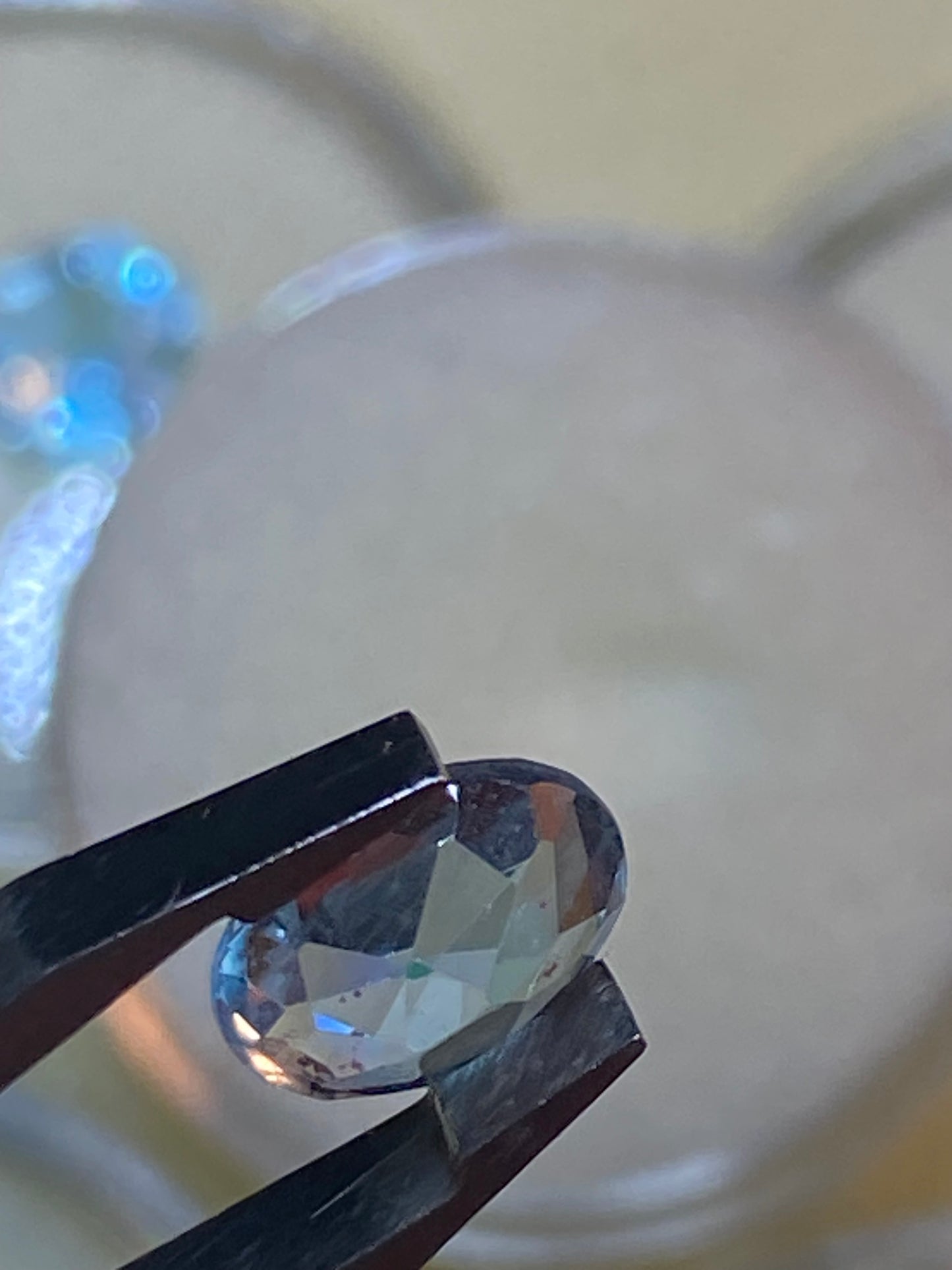 Topazio azzurro naturale - 2 ct - coppia