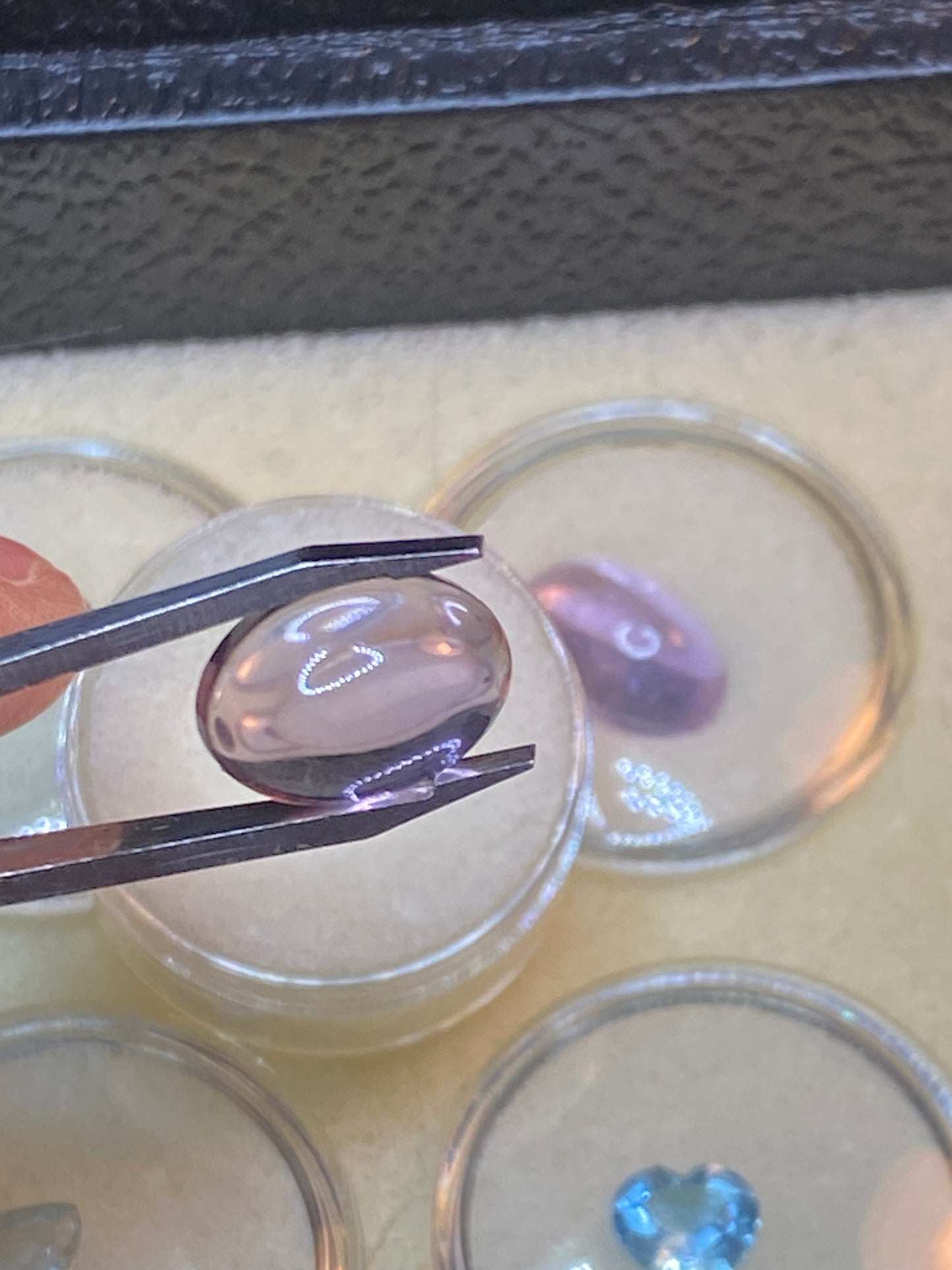 Ametista naturale - 14 ct - cabochon