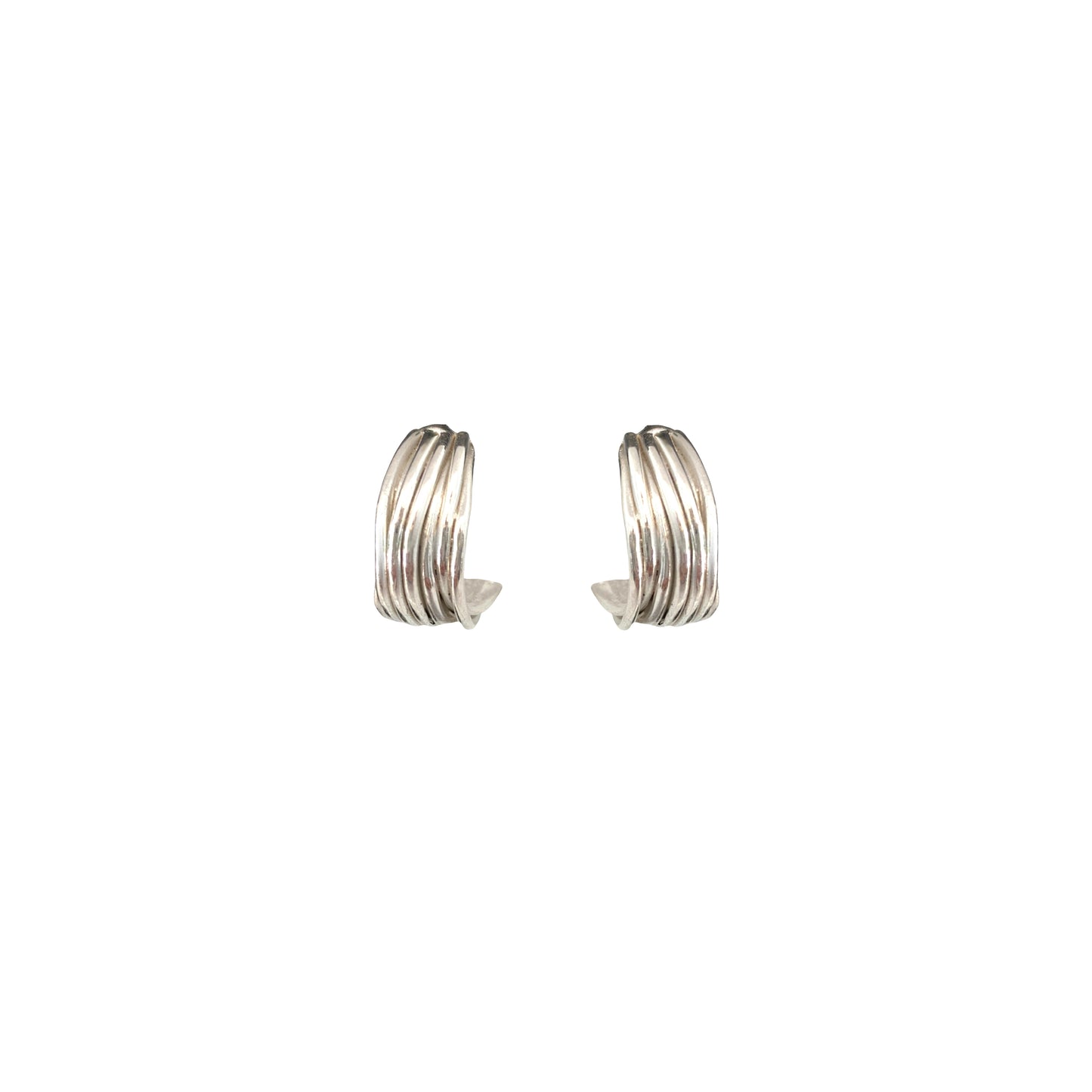 Orecchini Intrecci di Vita in argento 925 design intrecciato