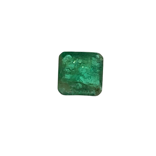 Smeraldo naturale Zambia 1,5 carati, pietra preziosa verde anello donna