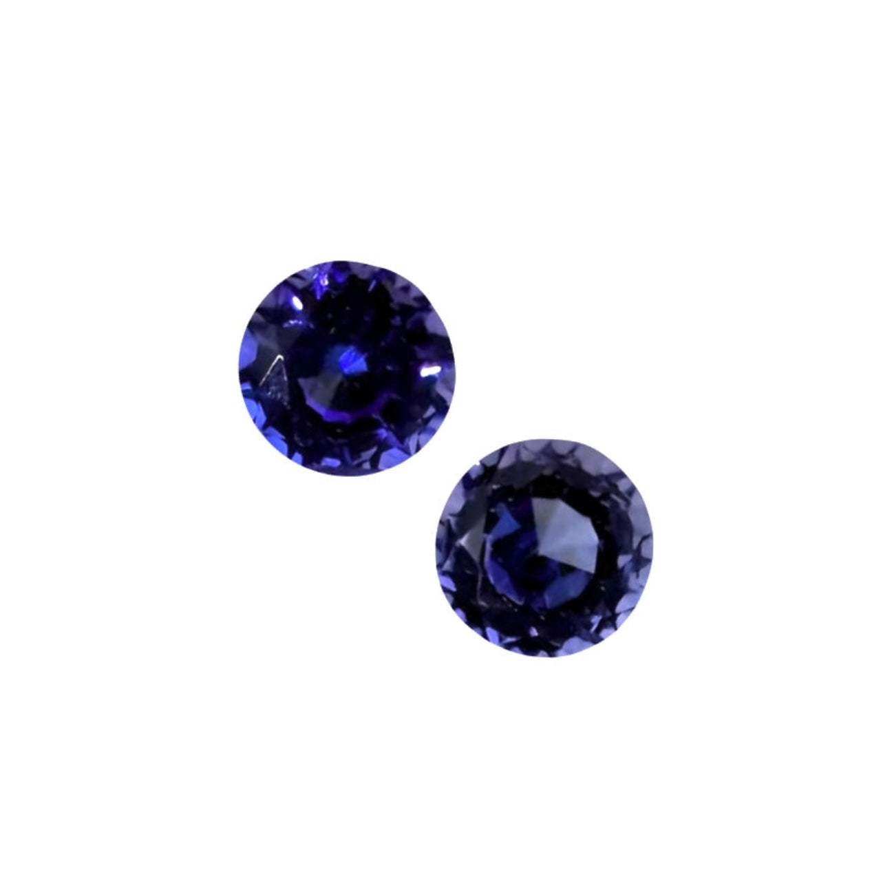 Tanzanite naturale blu viola 2,5 carati, pietra preziosa con certificato garanzia