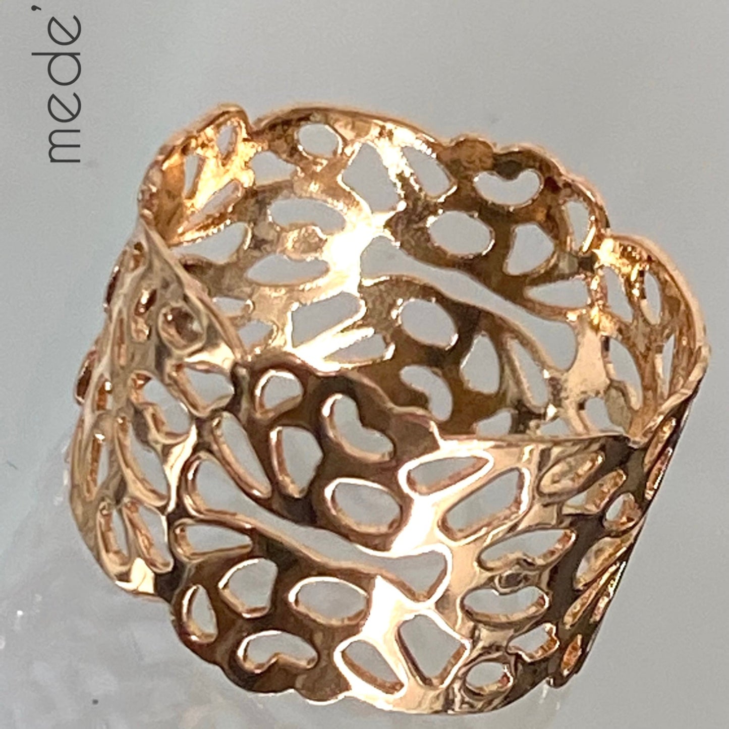 Anello Mede’ oro 18 carati