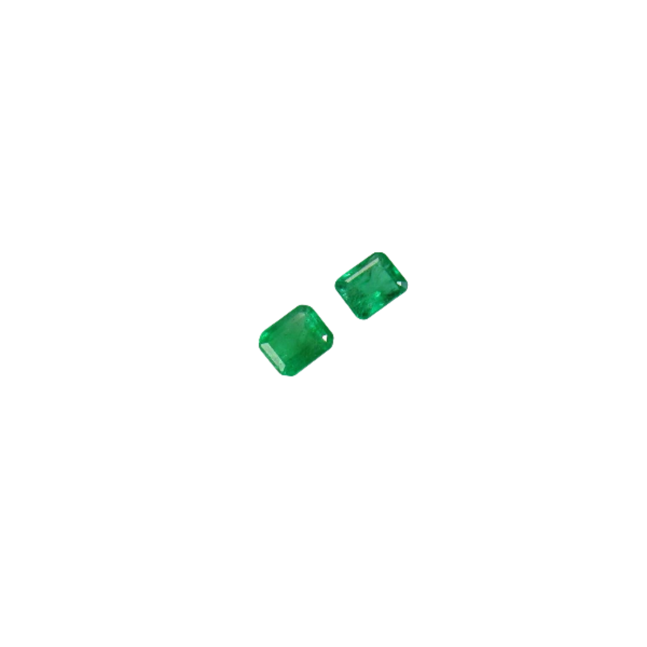 Emerald pair 1.83 carats