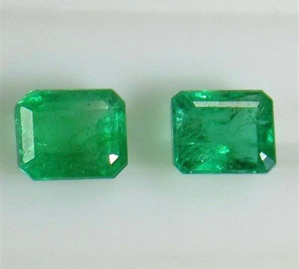 Emerald pair 1.83 carats