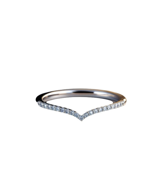Anello veretta eternity in oro con diamanti brillanti per fidanzamento