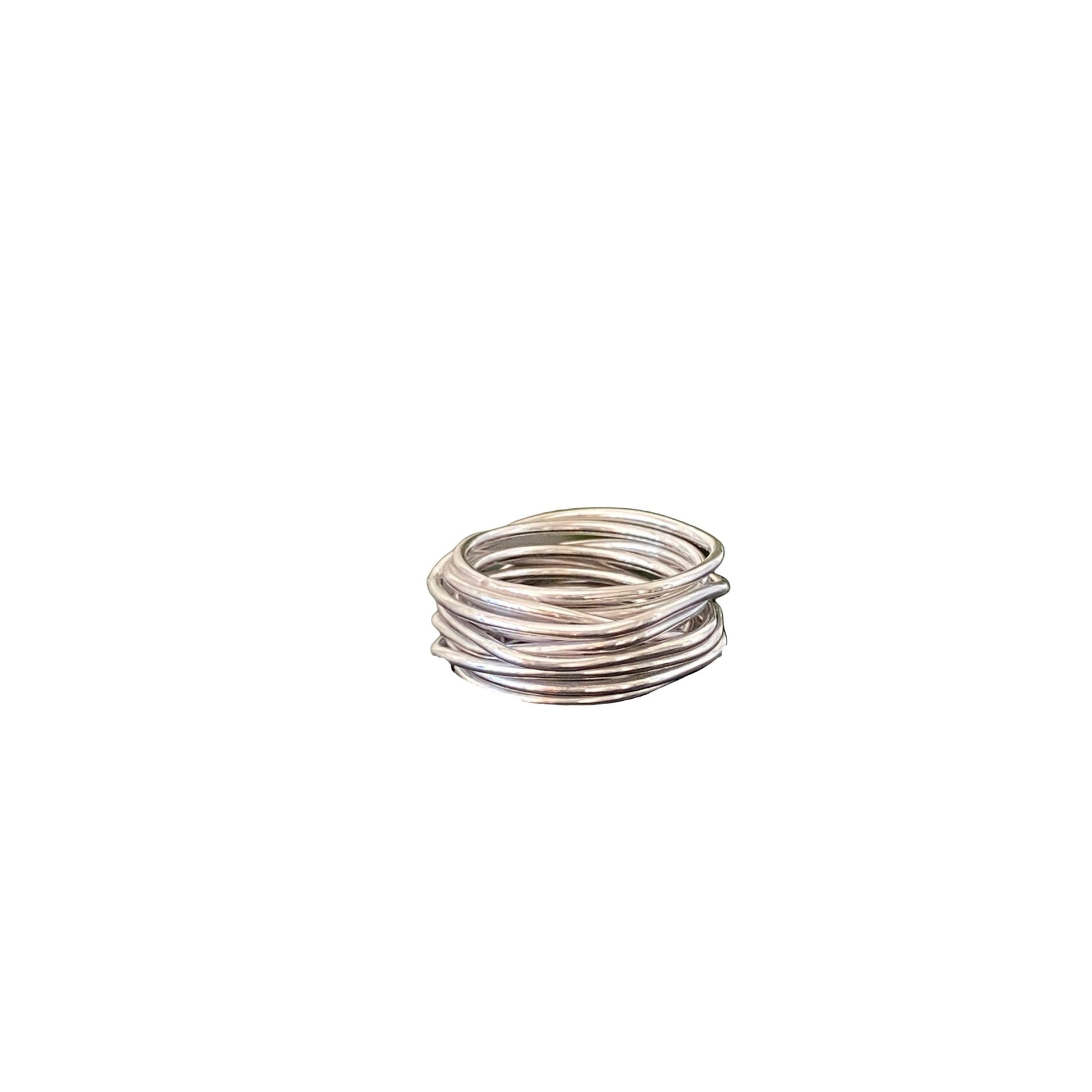 Contemporary minimal sculptural ring by Carlotta di Montefalco