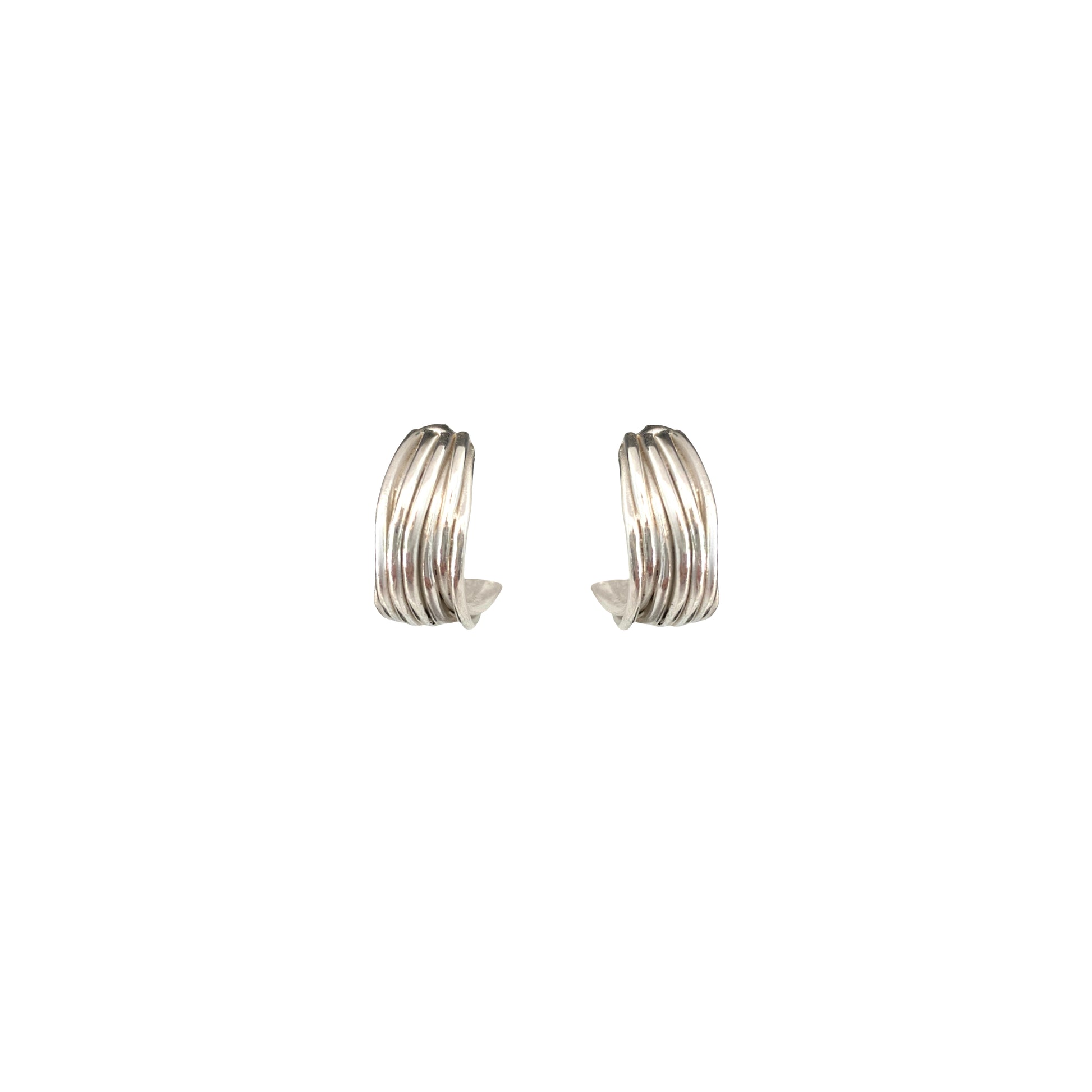Orecchini Intrecci di Vita in argento 925 design intrecciato
