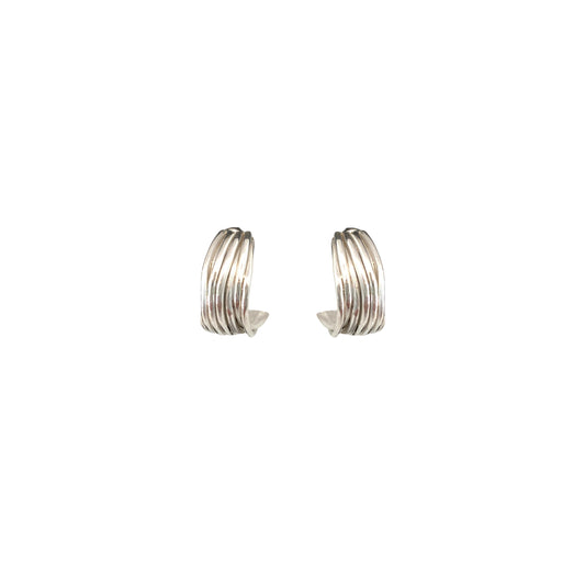Orecchini Intrecci di Vita in argento 925 design intrecciato
