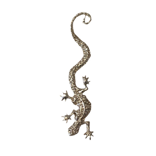 Pendente 20Newton geco scultura in argento 925
